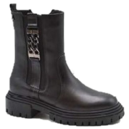 Venüs 2253809 Siyah Deri Bot 