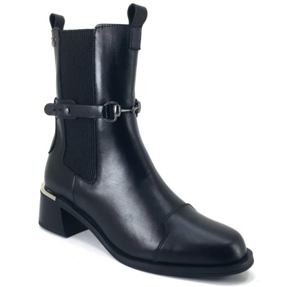 Venüs 2352402 Siyah Deri Bot 